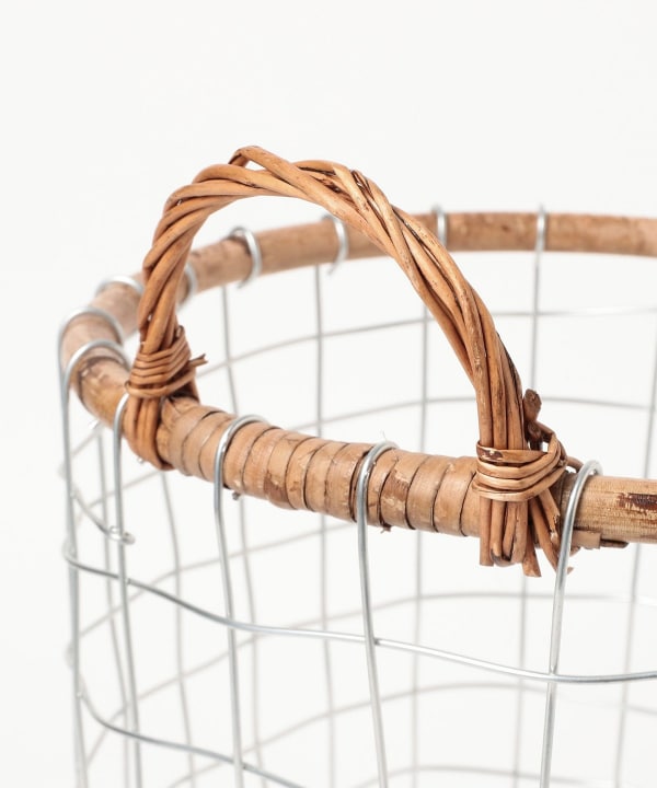 村口良@B印MARKET / PUEBCO RATTAN TOP WIRE BASKET Medium