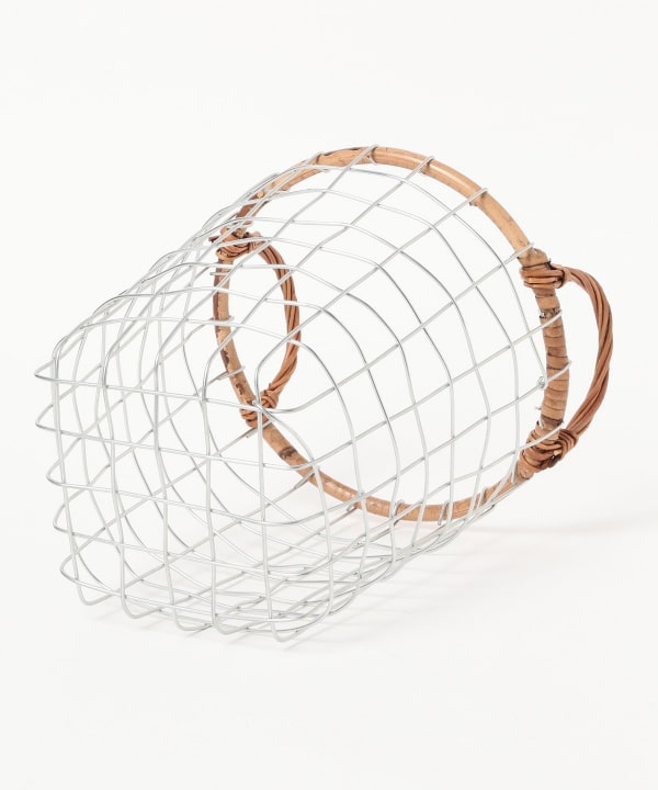 	村口良@B印MARKET / PUEBCO RATTAN TOP WIRE BASKET Small