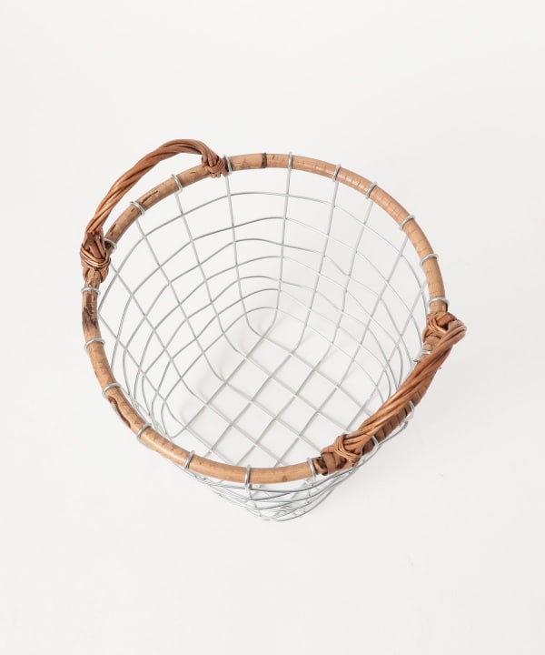 	村口良@B印MARKET / PUEBCO RATTAN TOP WIRE BASKET Small