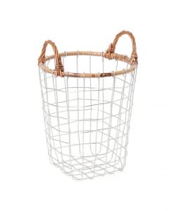 	村口良@B印MARKET / PUEBCO RATTAN TOP WIRE BASKET Small