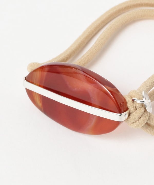 上田志帆＠B印MARKET / serial number hair tie natural stone②