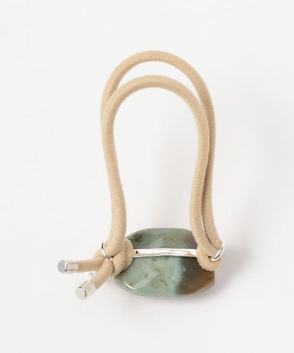 上田志帆＠B印MARKET / serial number hair tie natural stone③