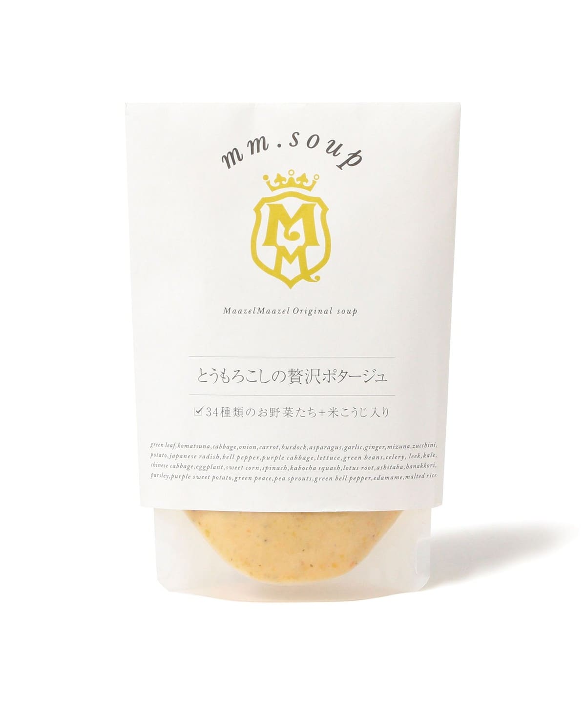 Maazel Maazel / 国産野菜と米こうじのスープ 食器・キッチン・食品 WOMEN とうもろこしの贅沢ポタージュ 180g Maazel Maazel / 国産野菜と米こうじのスープ 食器・キッチン・食品 WOMEN とうもろこしの贅沢ポタージュ 180g