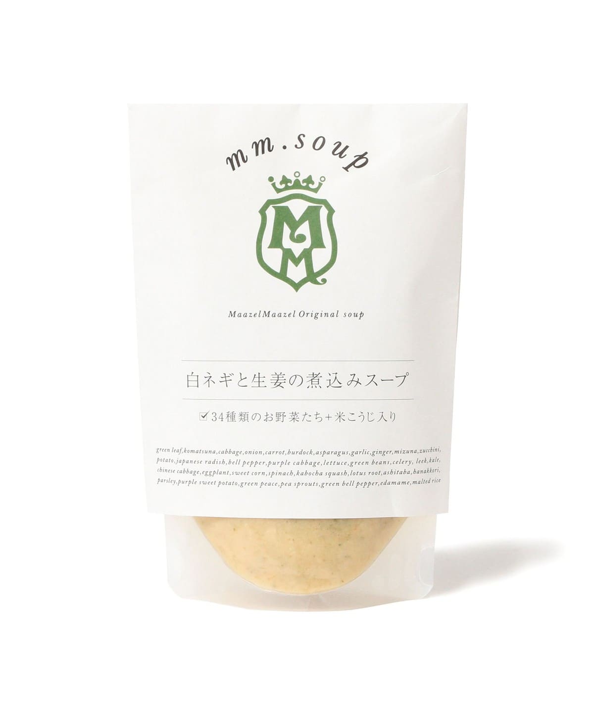 Maazel Maazel / 国産野菜と米こうじのスープ 食器・キッチン・食品 WOMEN 白ネギと生姜の煮込みスープ 180g Maazel Maazel / 国産野菜と米こうじのスープ 食器・キッチン・食品 WOMEN 白ネギと生姜の煮込みスープ 180g