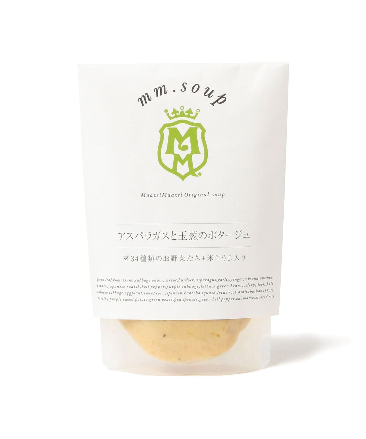 Maazel Maazel / 国産野菜と米こうじのスープ 食器・キッチン・食品 WOMEN アスパラガスと玉葱のポタージュ 180g Maazel Maazel / 国産野菜と米こうじのスープ 食器・キッチン・食品 WOMEN アスパラガスと玉葱のポタージュ 180g