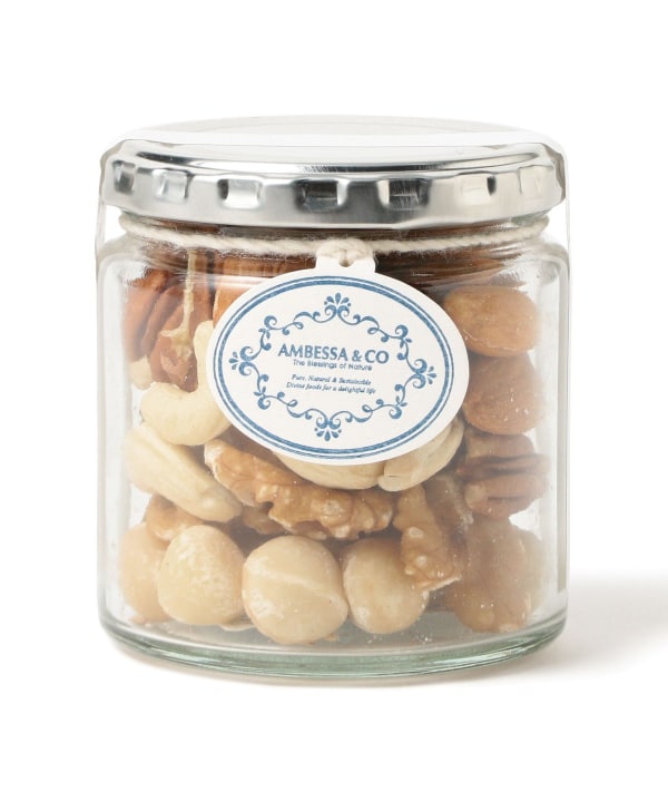 AMBESSA & CO / Maharaja Raw Nuts Assortmentt Glass Jar Series