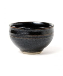土井地博＠B印MARKET / 出西窯 胴紐黒椀（中サイズ）