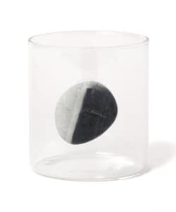 上田志帆＠B印MARKET / atelier MATIC floating stone 石付きグラス W2（S）