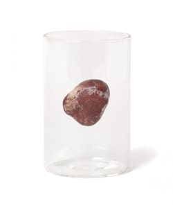 上田志帆＠B印MARKET / atelier MATIC floating stone 石付きグラス M1（M）