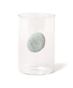上田志帆＠B印MARKET / atelier MATIC floating stone 石付きグラス M1（M）
