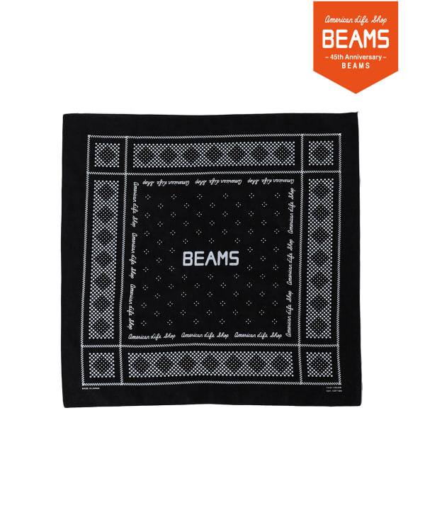 BEAMS（ビームス）BEAMS / 『45th Classic Logo Products』 BANDANA