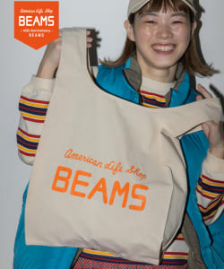 【一部予約】BEAMS / 『45th Classic Logo Products』 PACKABLE TOTE BAG