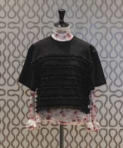 コットン レースTシャツ