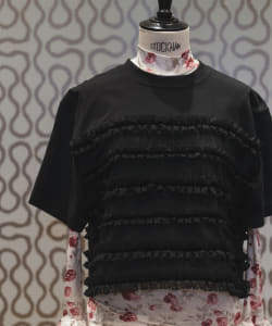 コットン レースTシャツ