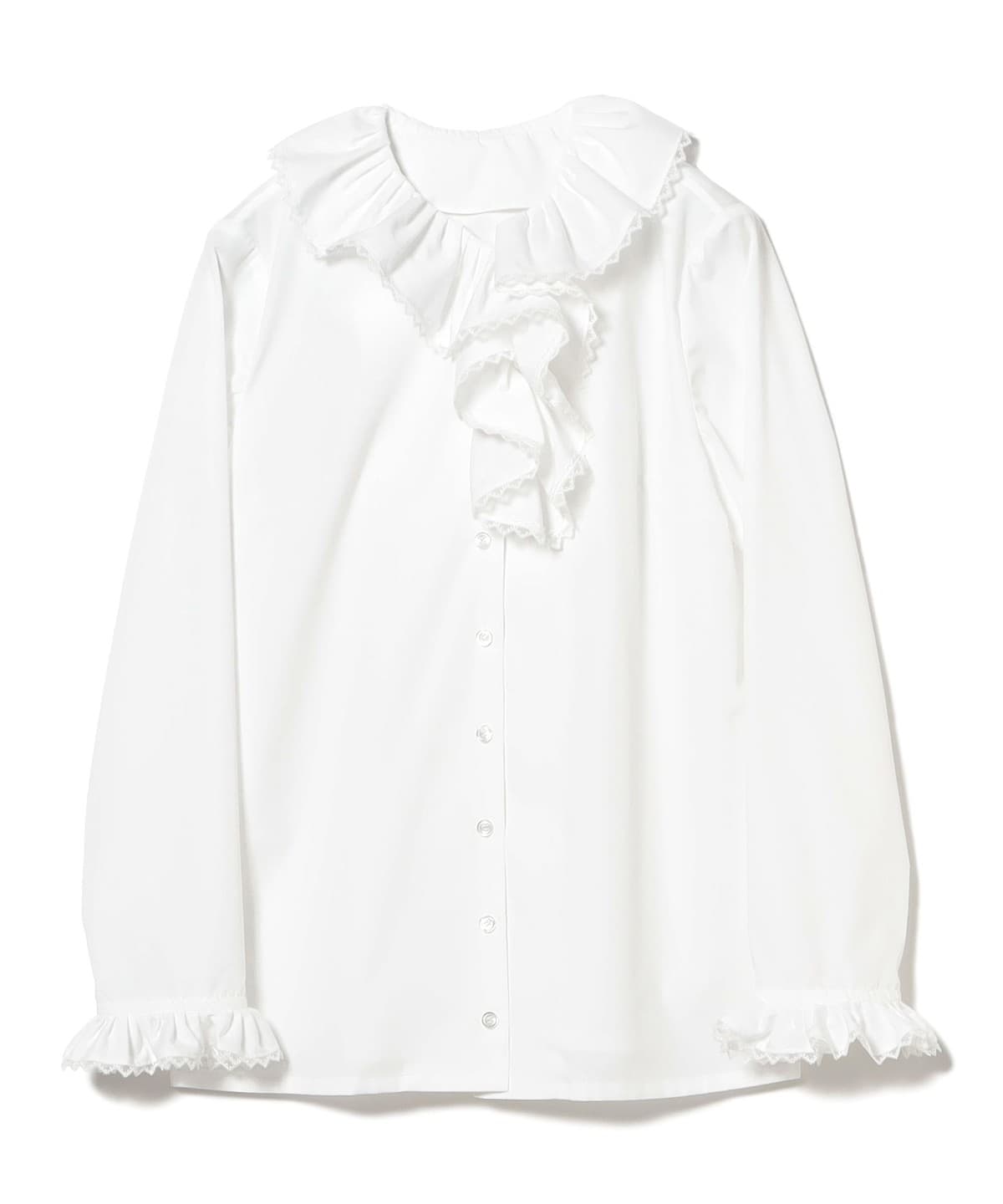 vermeerist beams フリルブラウス Vermeerist BEAMS（フェルメリスト ビームス）レース ブラウス