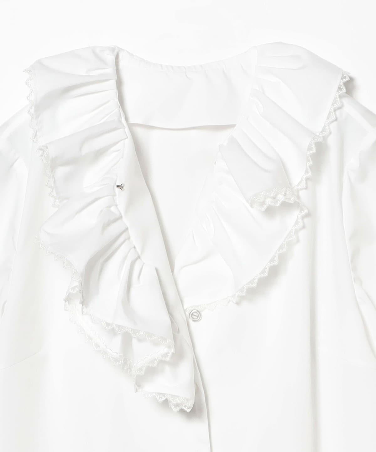 Vermeerist BEAMS（フェルメリスト ビームス）レース ブラウス