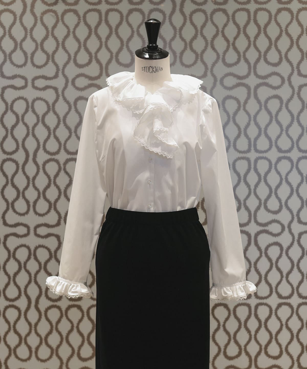 vermeerist beams フリルブラウス Vermeerist BEAMS（フェルメリスト ビームス）レース ブラウス（シャツ