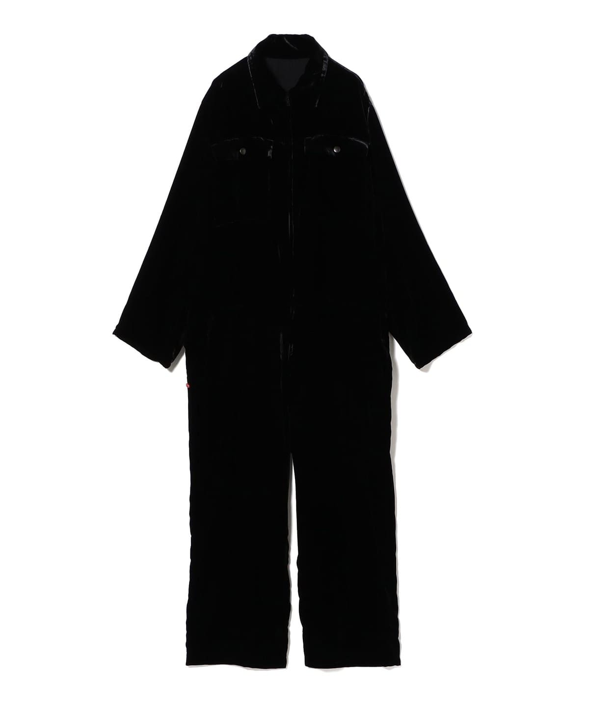 ベルベット オールインワン パンツ WOMEN BLACK ONE SIZE