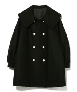 ビッグカラー コート ソリッド