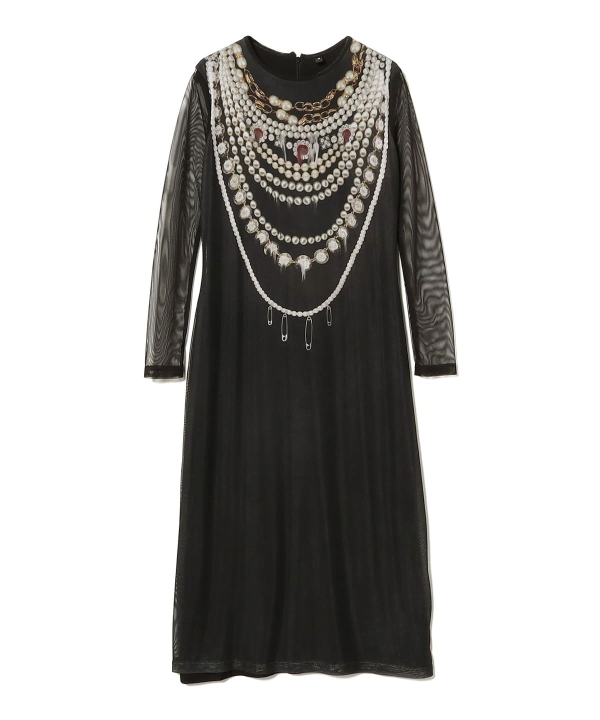 IA LONDON / プリント ドレス ワンピース WOMEN BLACK M