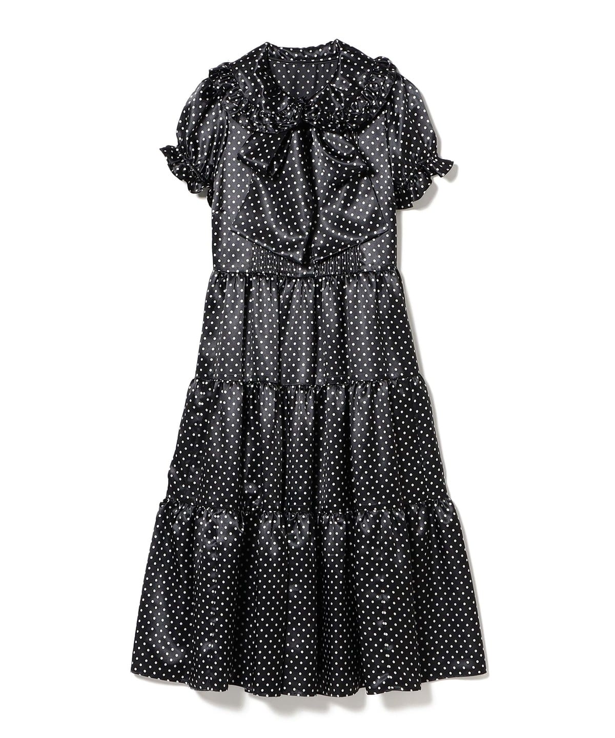 ティアード ドレス ドット ワンピース WOMEN BLACK M ティアード ドレス ドット ワンピース WOMEN BLACK M