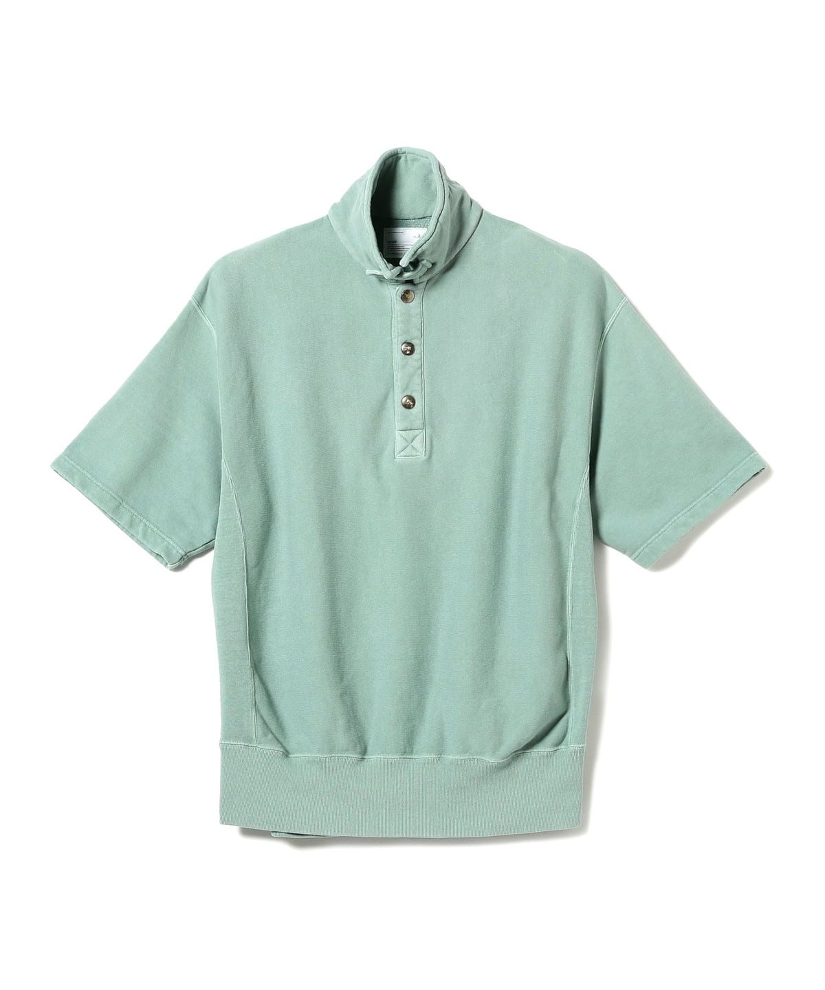 BEAMS T BEAMS T Outlet] scair / short sleeve snap sweat shirt