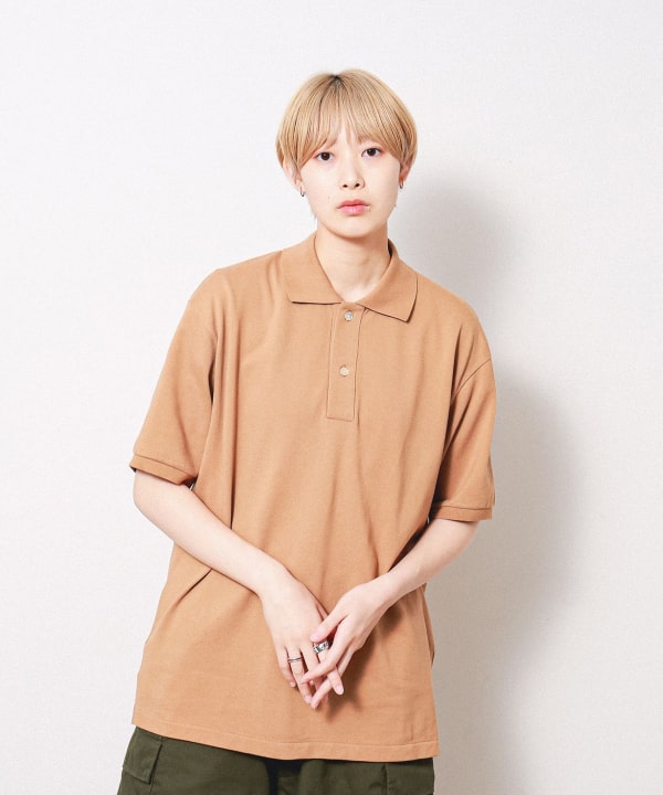 BEAMS T（ビームスT）AURALEE / Super Fine Cotton Pique Big Polo