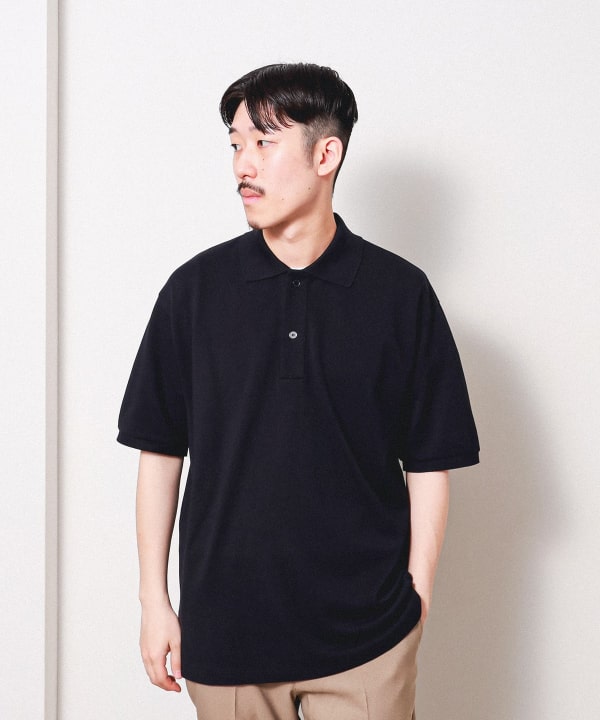 BEAMS T（ビームスT）AURALEE / Super Fine Cotton Pique Big Polo