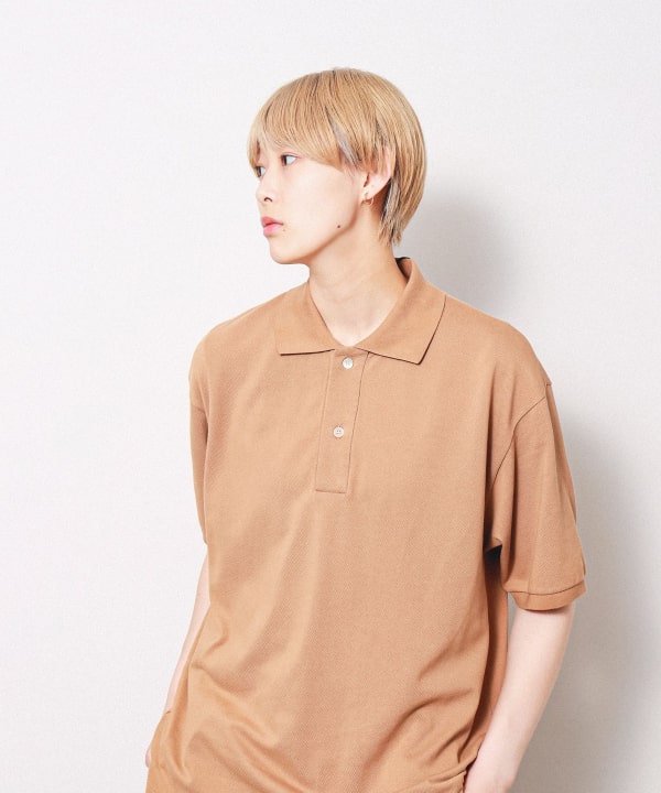 BEAMS T（ビームスT）AURALEE / Super Fine Cotton Pique Big Polo