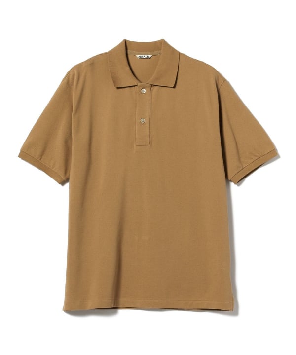 BEAMS T（ビームスT）AURALEE / Super Fine Cotton Pique Big Polo