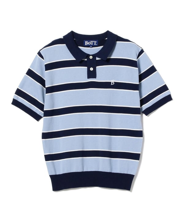 通販オンラインサイト BoTT/ボット Button Down Knit Polo (NAVY) L