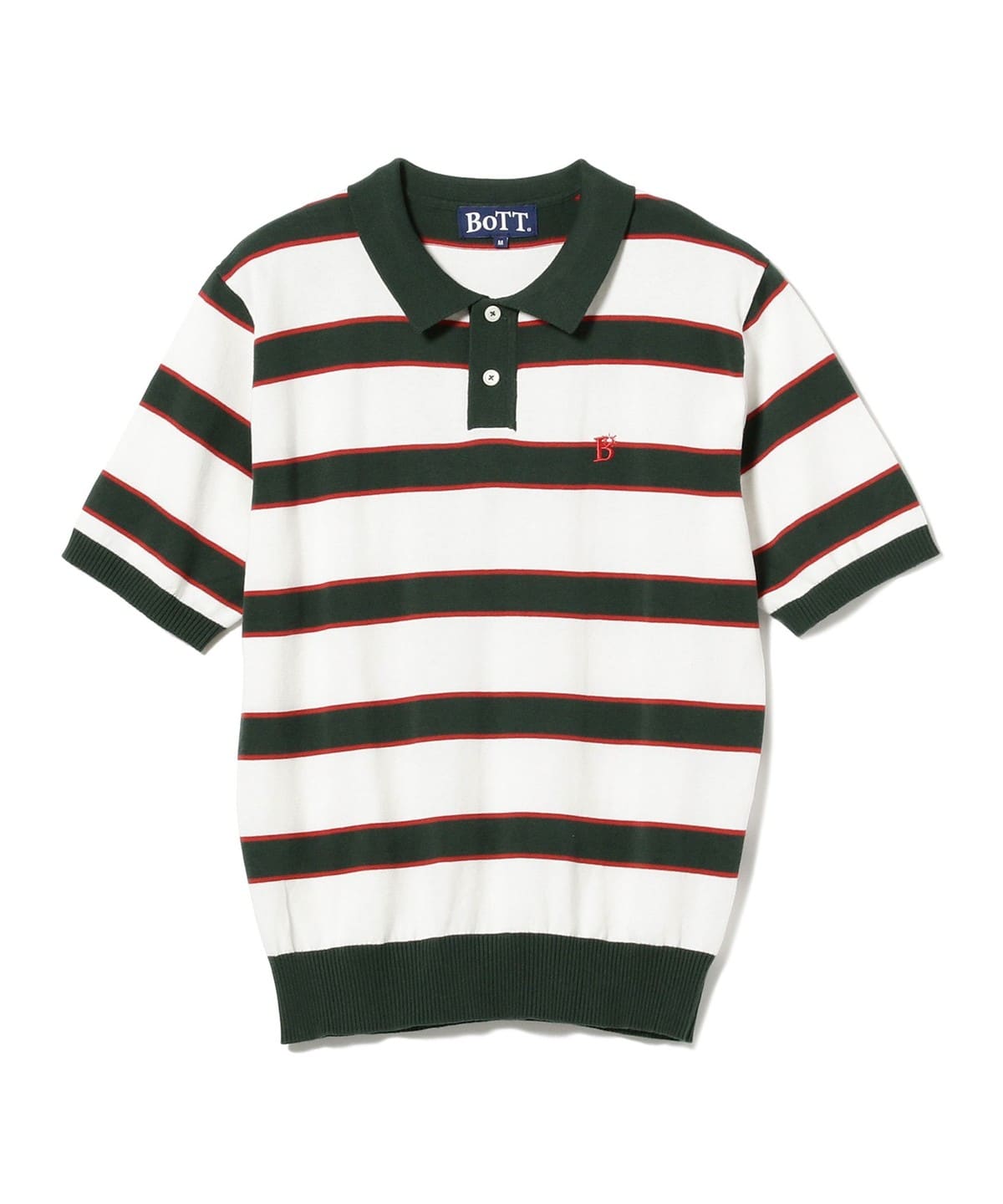 BEAMS T (BEAMS T) [Outlet] BoTT / Border Knit Polo (Shirts 
