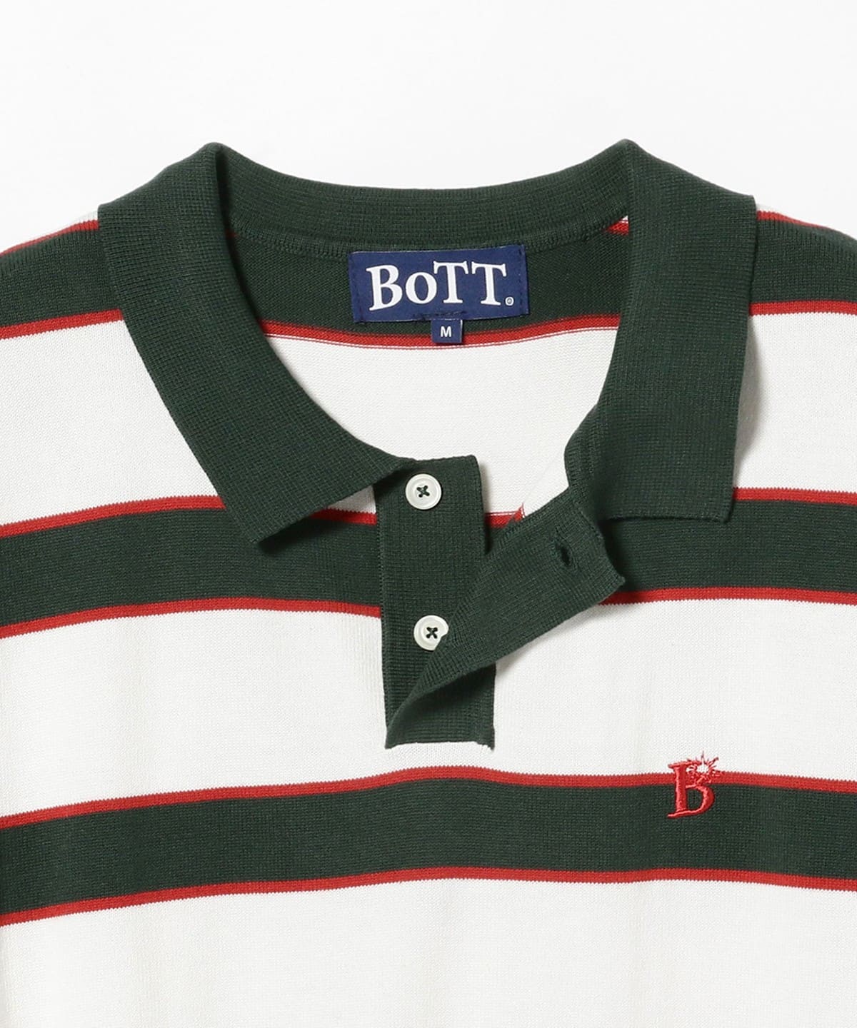 BEAMS T（ビームスT）【アウトレット】BoTT / Border Knit Polo