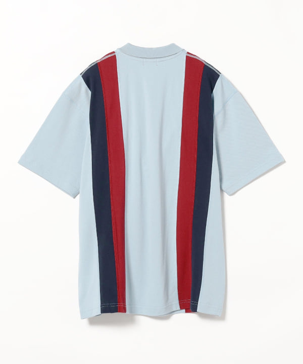 BEAMS T（ビームスT）HELLRAZOR / DOUBLE STRIPED POLO SHIRT