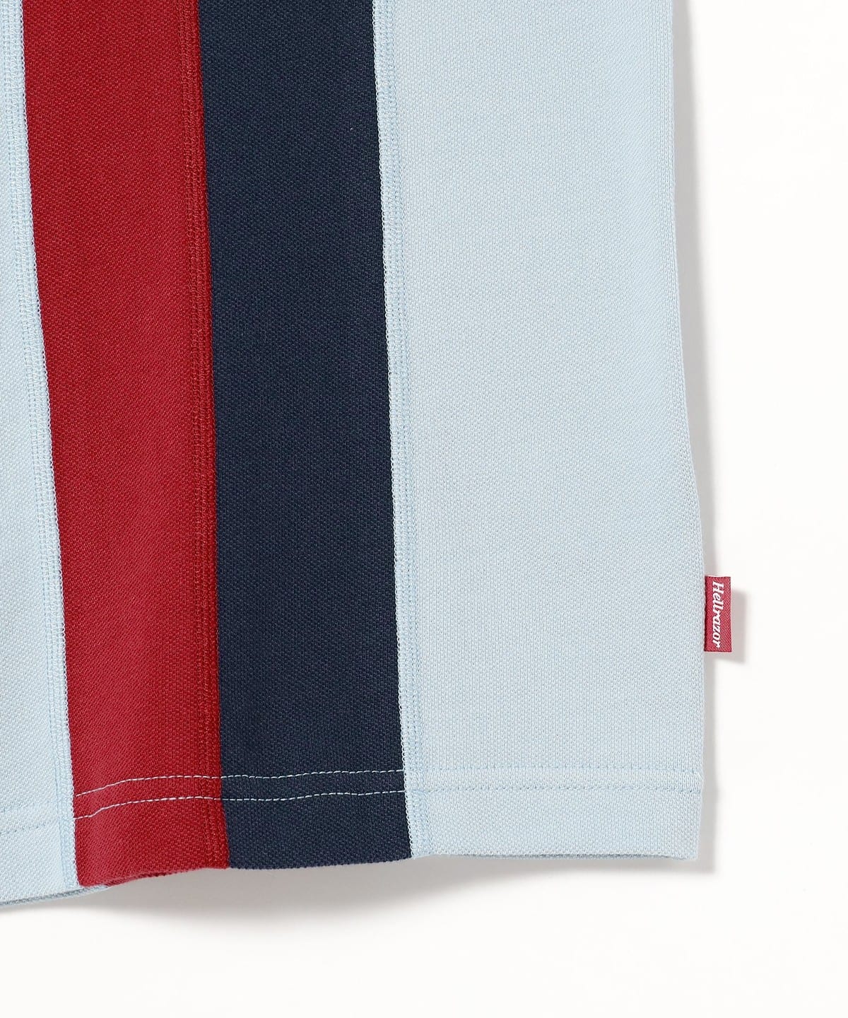 BEAMS T（ビームスT）HELLRAZOR / DOUBLE STRIPED POLO SHIRT