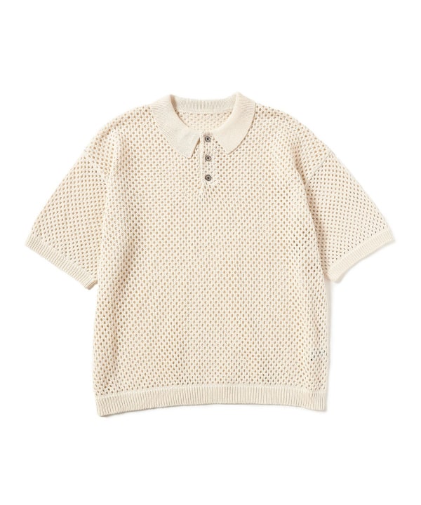 BEAMS T（ビームスT）crepuscule × BEAMS T / Knit Polo（シャツ・ブラウス ポロシャツ）通販｜BEAMS