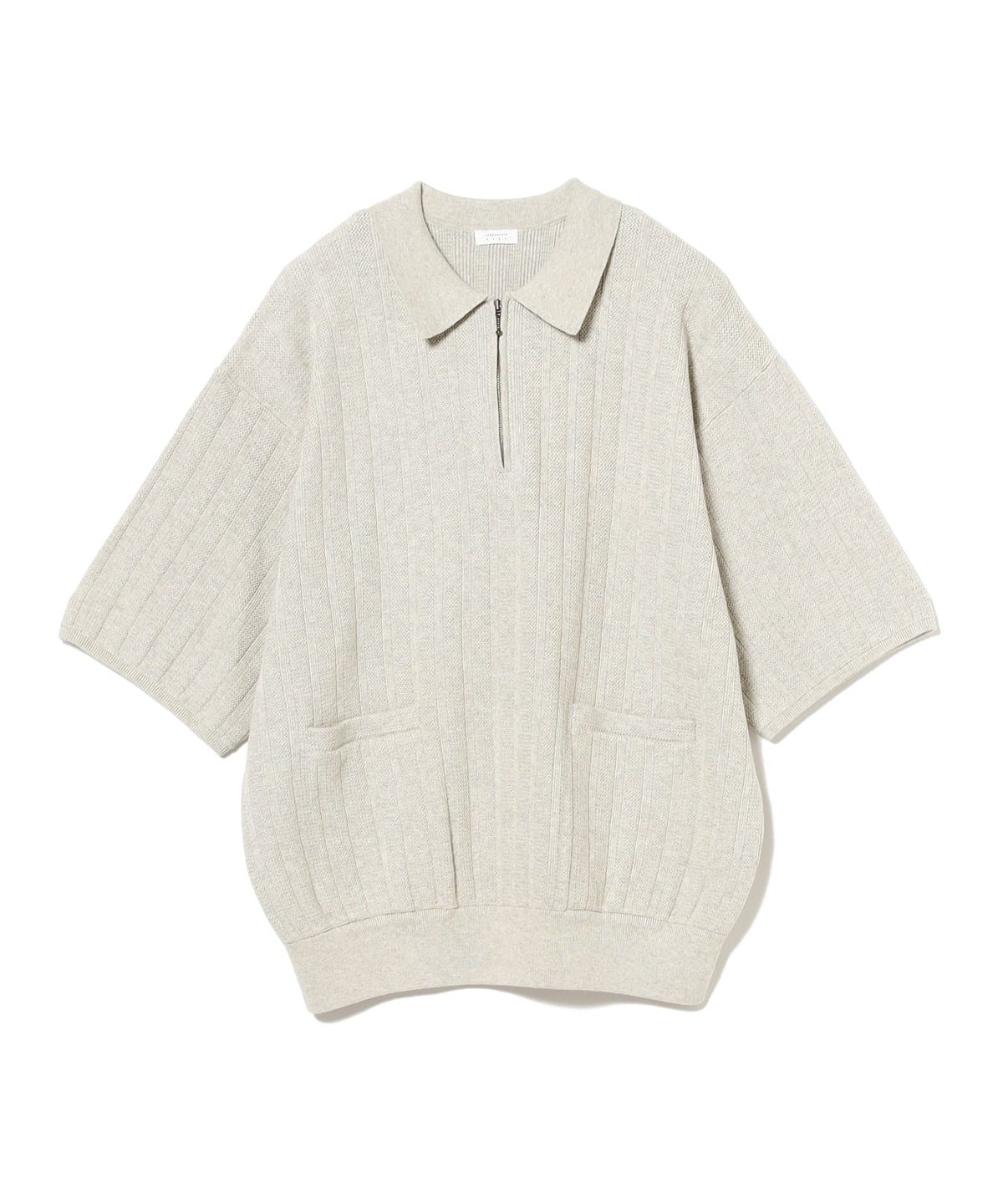BEAMS T（ビームスT）crepuscule / Rib Half Zip Polo（シャツ