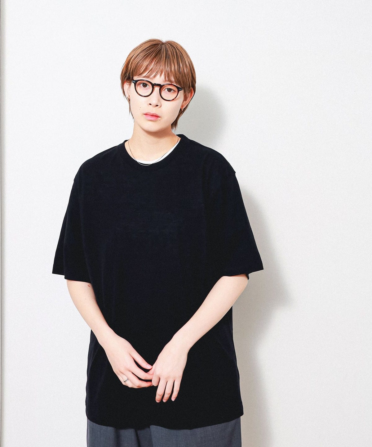 BEAMS T（ビームスT）AURALEE / SUPER SOFT WOOL JERSEY TEE（Tシャツ