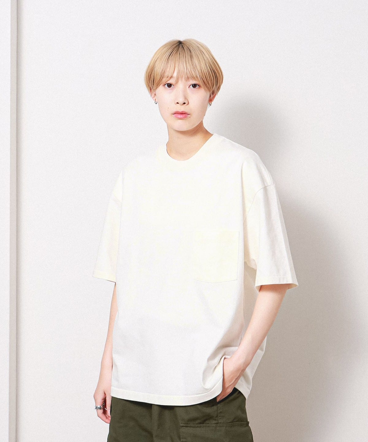 BEAMS T（ビームスT）AURALEE / Standup Tee（Tシャツ・カットソー T