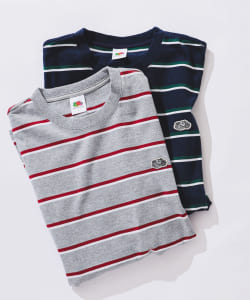 ▲FRUIT OF THE LOOM / Retro Border T-shirt