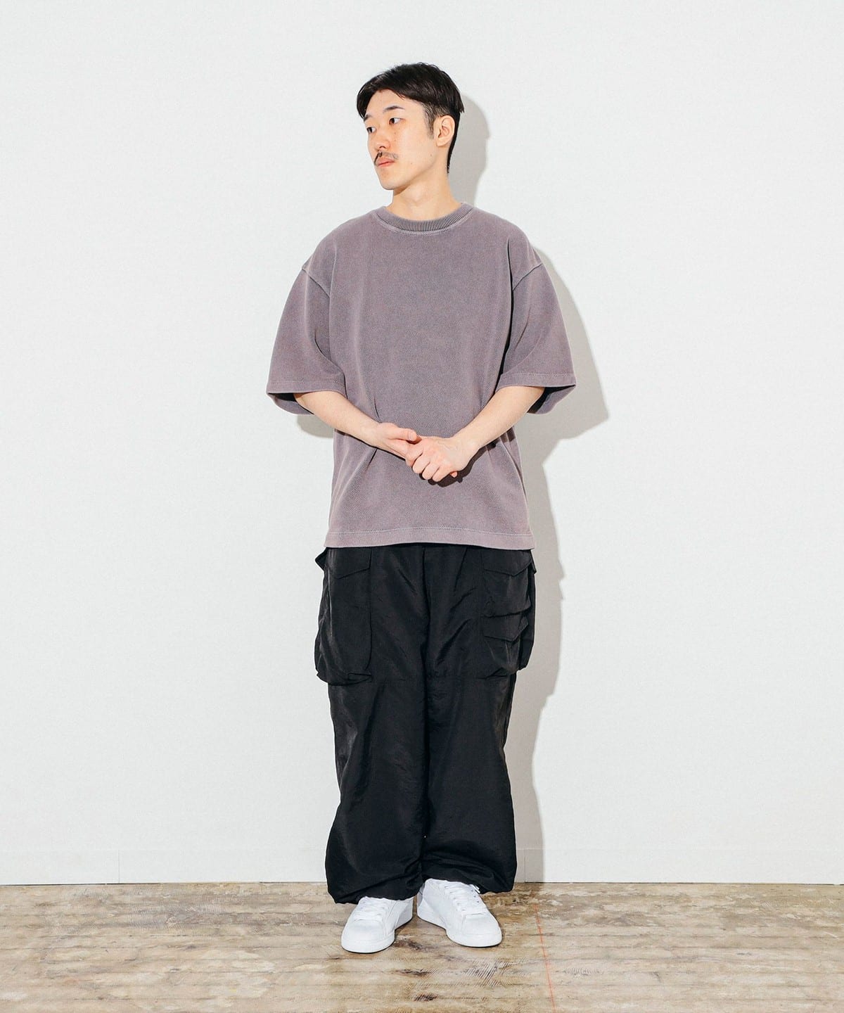 BEAMS T（ビームスT）crepuscule / Light Moss Stich Stone Wash S/S 