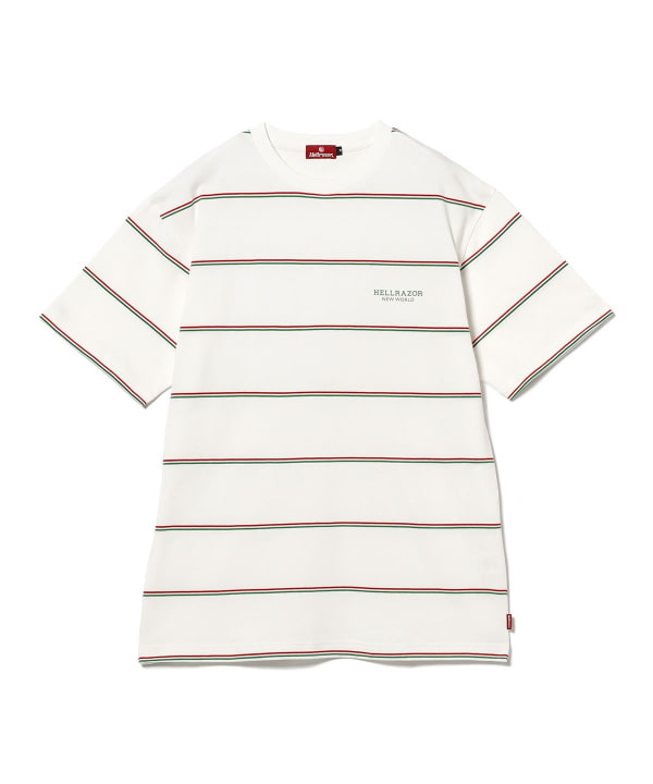 Hellrazor ネイビー ストライプ Mサイズ シャツ HELLRAZOR BLOCK LOGO PIN STRIPED SHIRT – Kinetics
