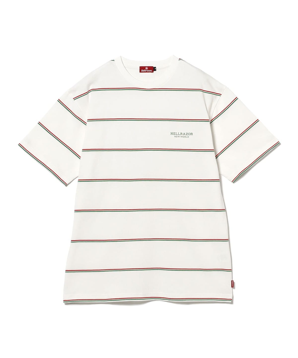 HELLRAZOR ヘルレイザー / BLOCK LOGO PIN STRIPED SHIRT Tシャツ・カットソー MEN WHITE M HELLRAZOR ヘルレイザー / BLOCK LOGO PIN STRIPED SHIRT Tシャツ・カットソー MEN WHITE M