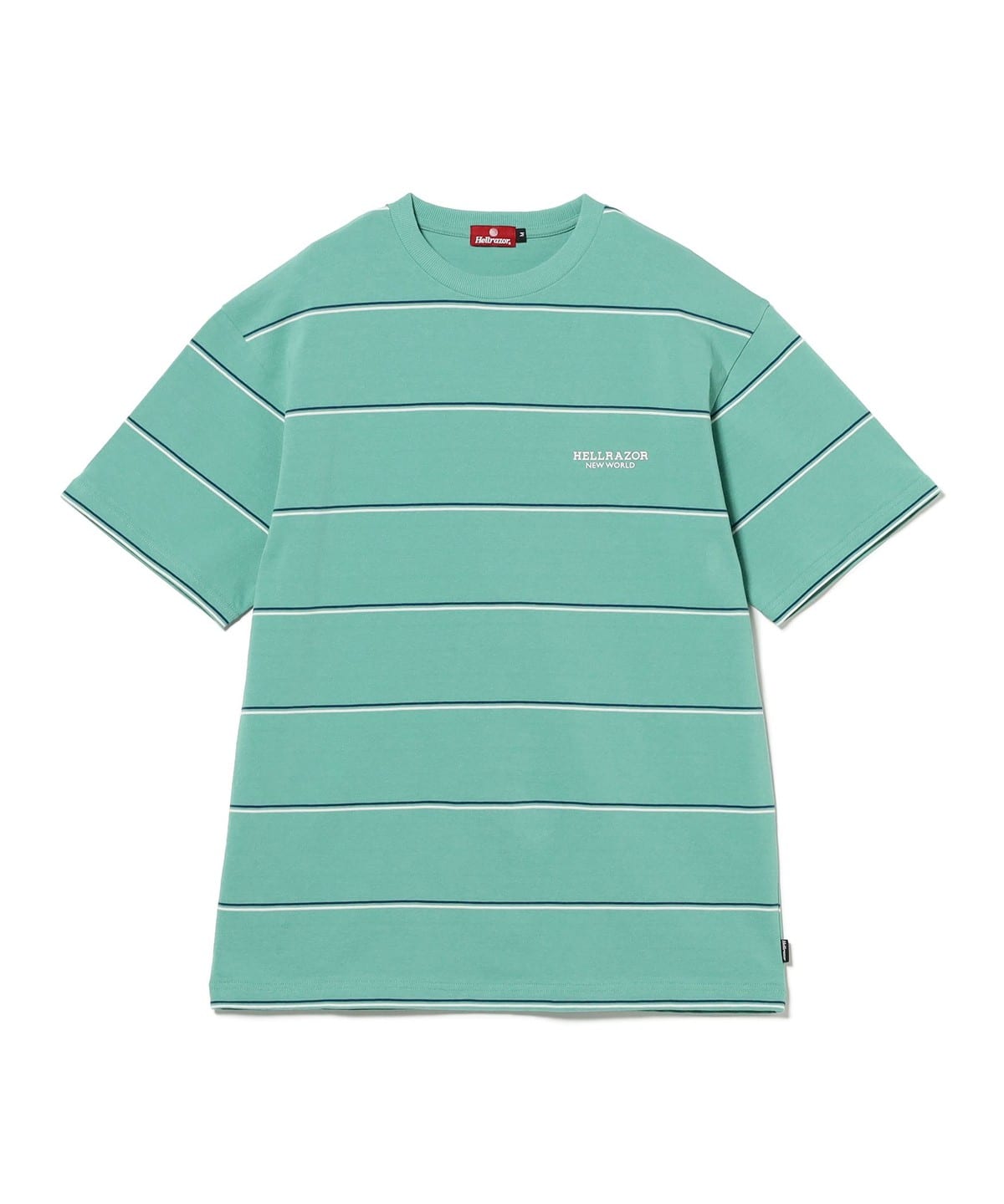HELLRAZOR ヘルレイザー / BLOCK LOGO PIN STRIPED SHIRT Tシャツ・カットソー MEN TEAL M HELLRAZOR ヘルレイザー / BLOCK LOGO PIN STRIPED SHIRT Tシャツ・カットソー MEN TEAL M