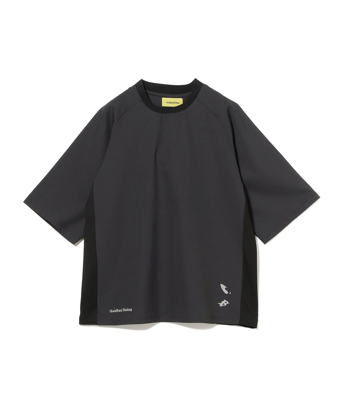 SauRas Being ソーラス ビーイング / SRZA SPORT S/S TEE Tシャツ・カットソー MEN BLACK XL SauRas Being ソーラス ビーイング / SRZA SPORT S/S TEE Tシャツ・カットソー MEN BLACK XL