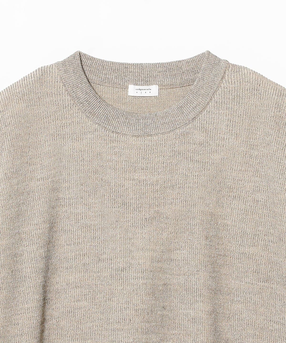 BEAMS T（ビームスT）【別注】crepuscule / Ramie Crew Short Sleeve T