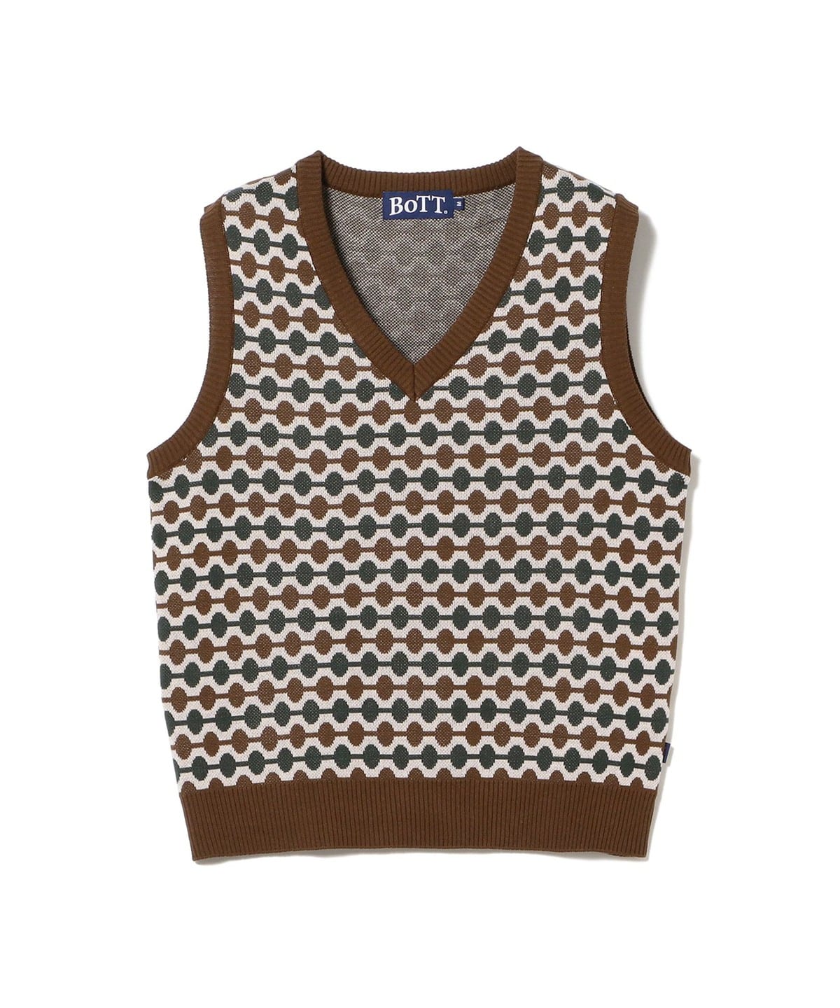 BEAMS T（ビームスT）BoTT / LINK KNIT VEST（トップス ベスト）通販