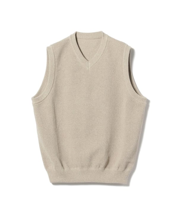 BEAMS T（ビームスT）【アウトレット】Crepuscule / 別注 鹿の子 VEST