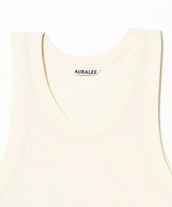 BEAMS T（ビームスT）AURALEE / ORGANIC SOFT RIB TANK（Tシャツ