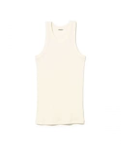 AURALEE / ORGANIC SOFT RIB TANK